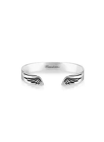Bransoleta srebrna Freedom W.KRUK