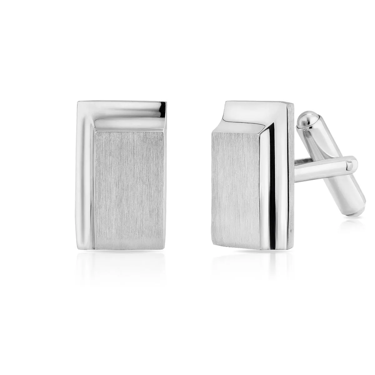 Spinki do koszuli srebrne W.KRUK W.KRUK