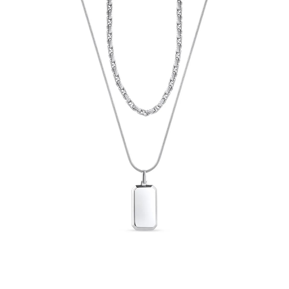 Naszyjnik stalowy kaskadowy W.KRUK