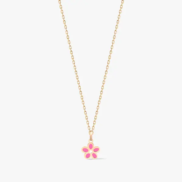 Wisiorek złoty kwiatuszek W.KRUK