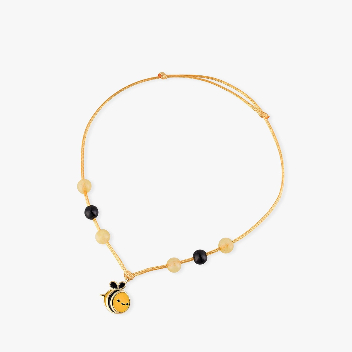 Bransoletka sznurkowa z pszczółką W.KRUK