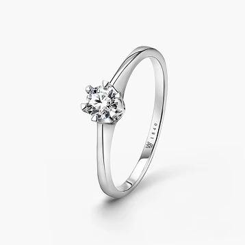 Pierścionek zaręczynowy złoty Jedyny W.KRUK