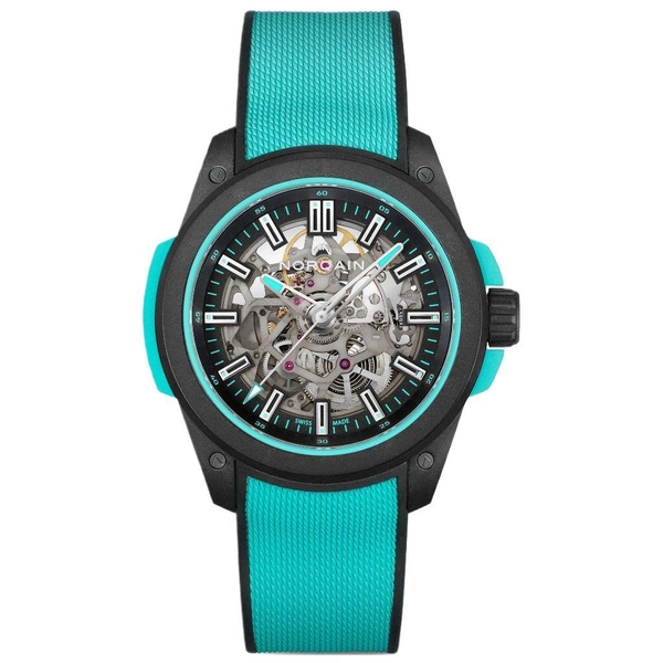 ZEGAREK NORQAIN WILD ONE SKELETON TURQUOISE W.KRUK