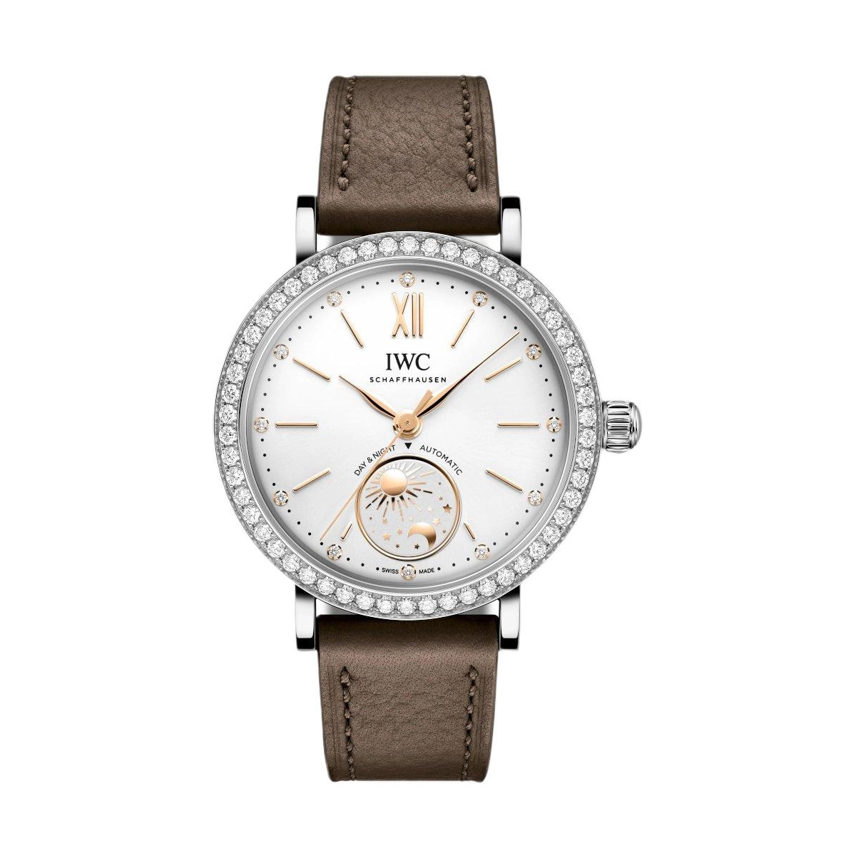 ZEGAREK IWC SCHAFFHAUSEN PORTOFINO AUTOMATIC DAY & NIGHT 34
