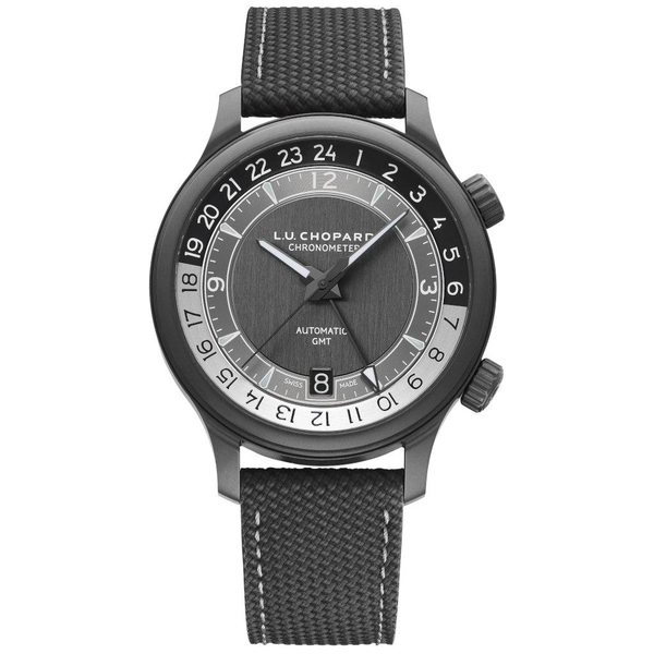 ZEGAREK CHOPARD L.U.C GMT ONE BLACK