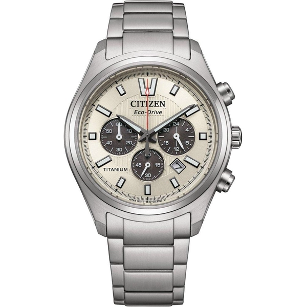 ZEGAREK CITIZEN ECO-DRIVE SUPER TITANIUM CHRONOGRAPH