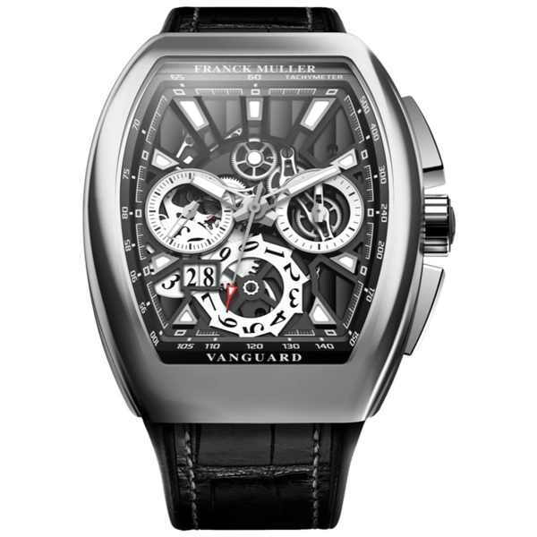 ZEGAREK FRANCK MULLER VANGUARD SKELETON GRANDE DATE CHRONOGRAPH