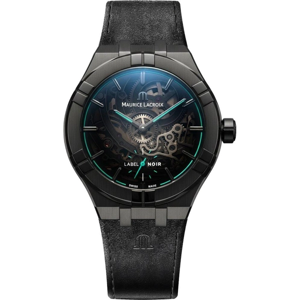ZEGAREK MAURICE LACROIX AIKON AUTOMATIC SKELETON 45MM LABEL NOIR LIMITED EDITION
