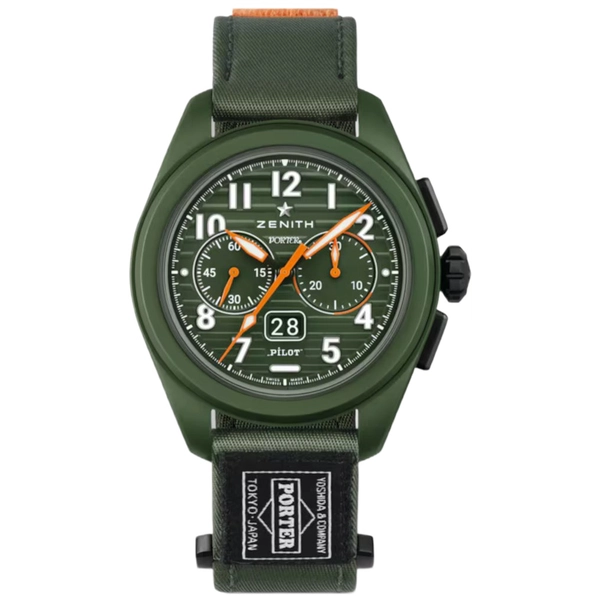 ZEGAREK ZENITH PILOT BIG DATE FLYBACK PORTER
