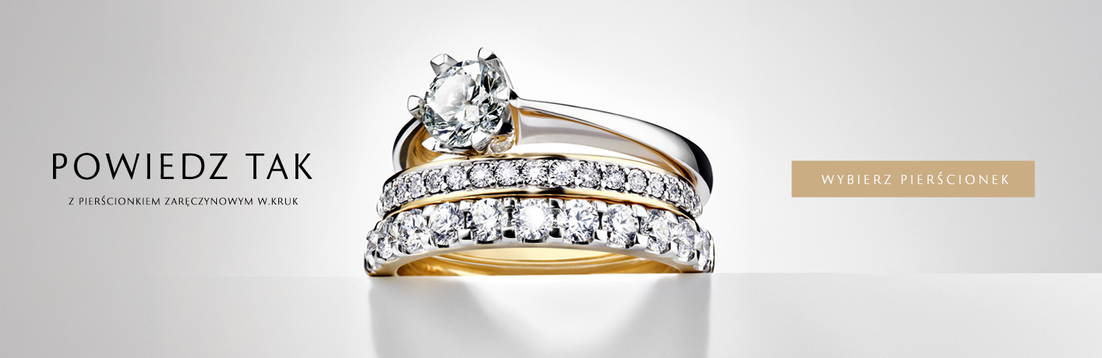 Pierścionki zaręczynowe W.KRUK