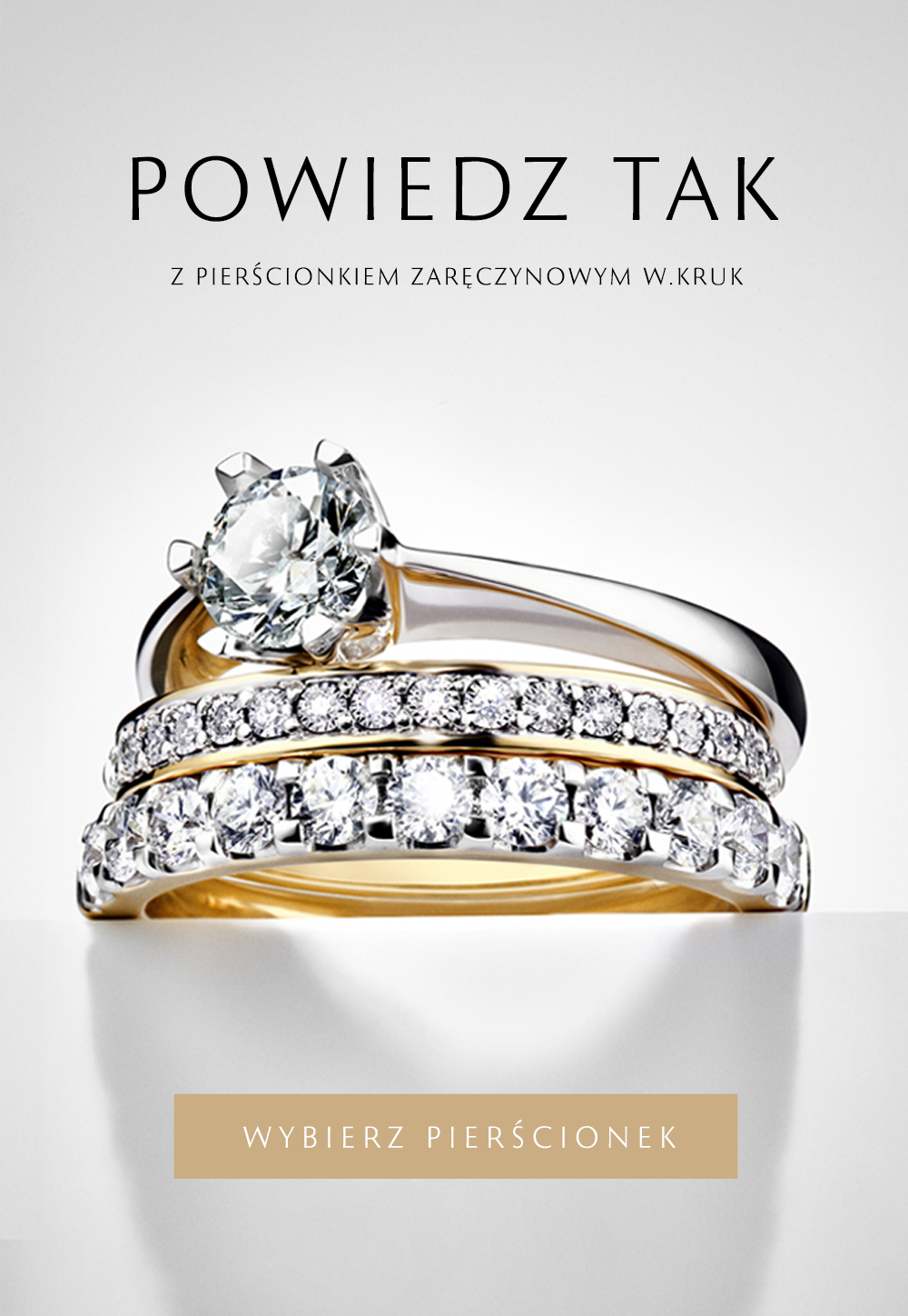 Pierścionki zaręczynowe W.KRUK