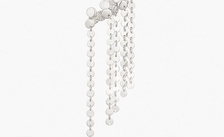 Kolczyki srebrne wiszące stylizacje