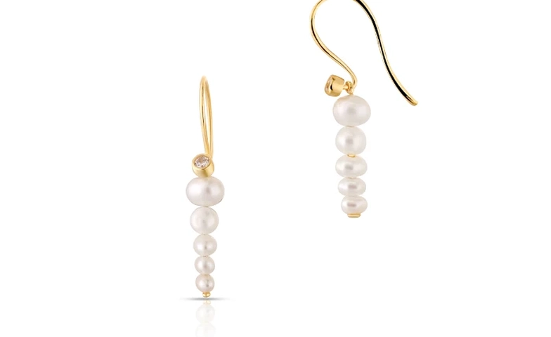 Kolczyki wiszące na ślub i wesele