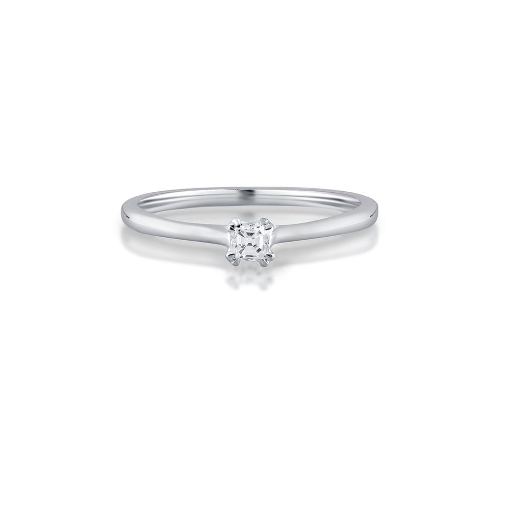 Pierścionek zaręczynowy złoty Królewski – ZCG/PB+835B – W.KRUK