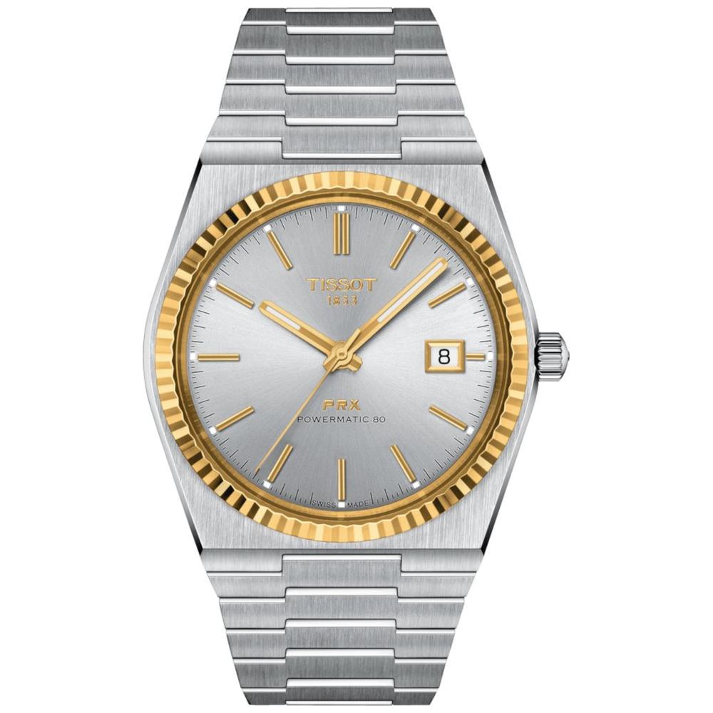 TISSOT ティソ PRX パワーマティック80 18K 18金 ゴールド TISSOT PRX POWERMATIC 80 STEEL AND 18K GOLD BEZEL – UTS/3753