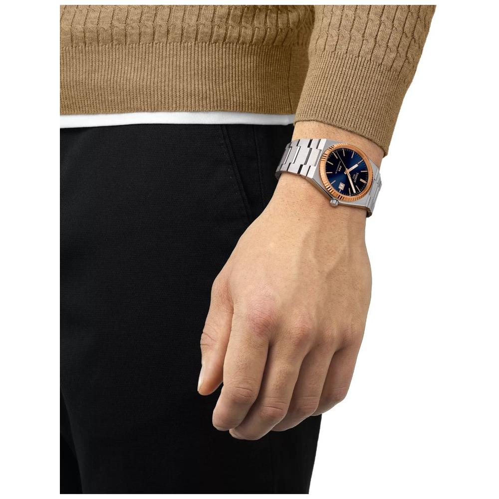 TISSOT ティソ PRX パワーマティック80 18K 18金 ゴールド TISSOT PRX POWERMATIC 80 STEEL AND 18K GOLD BEZEL – UTS/3753