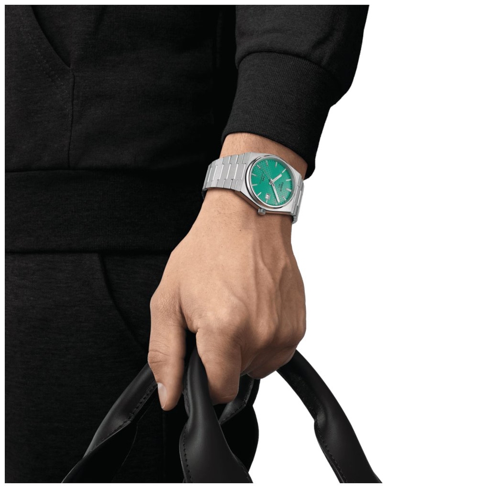 TISSOT PRX Powermatic 80 自動巻き 40mm グリーン TISSOT PRX POWERMATIC 80 40MM – UTS/3843 – W.KRUK