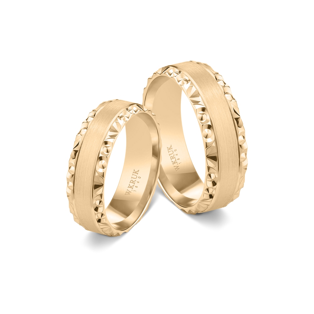 Obrączka złota MEMORIES – ZLS/O_81Z62S – W.KRUK