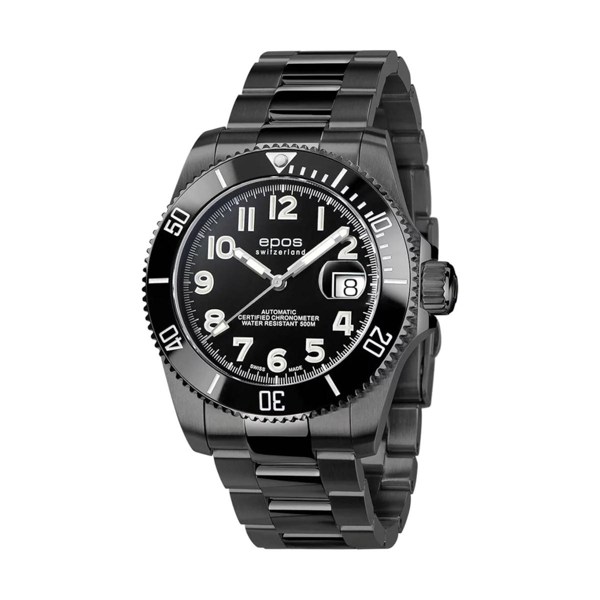 ZEGAREK EPOS SPORT 3504 DIVER COSC LE TITANIUM AUTOMATIC