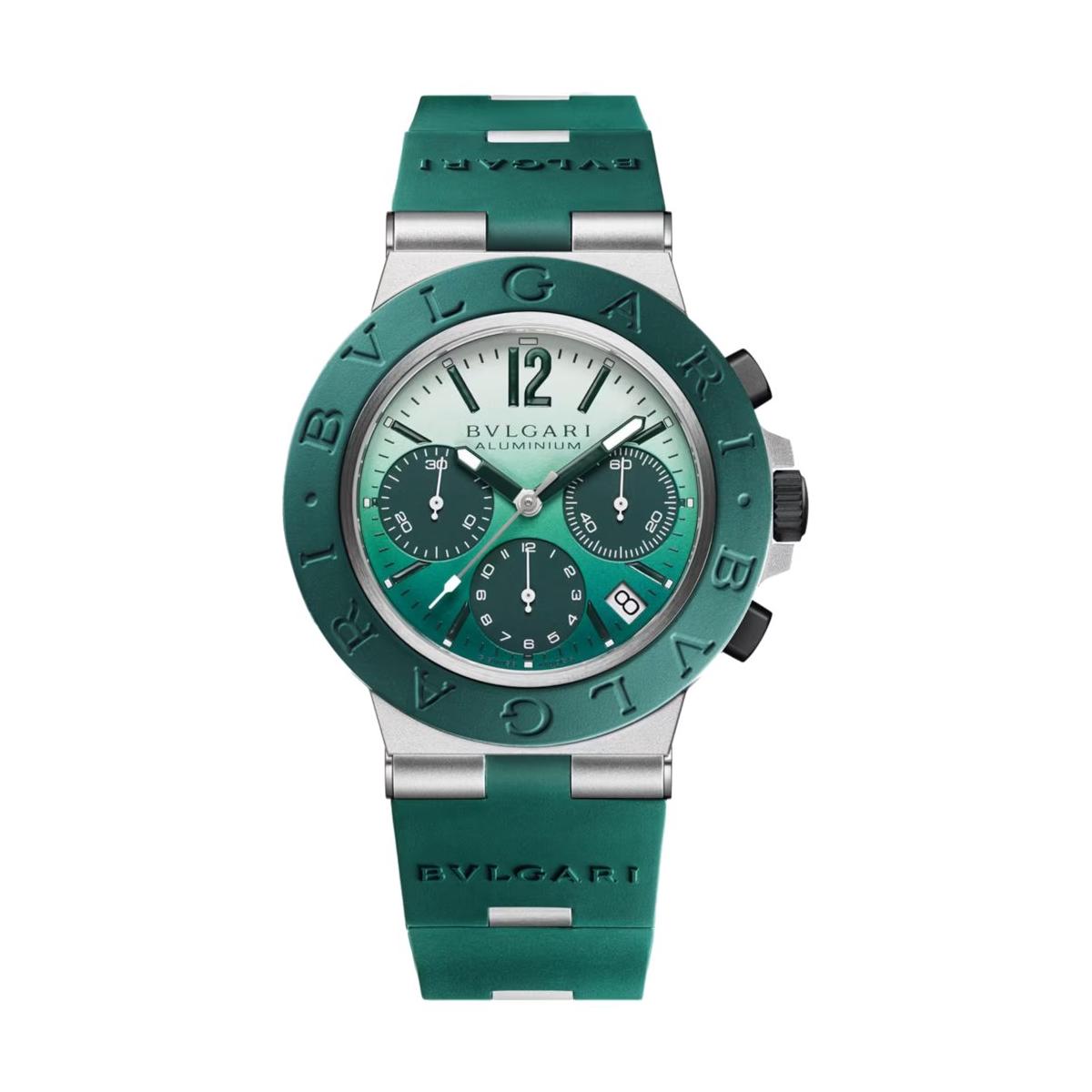 ZEGAREK BVLGARI ALUMINIUM SMERALDO