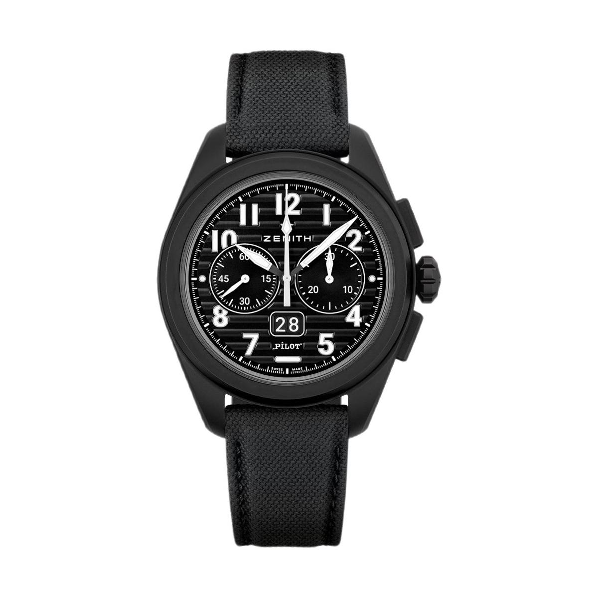 ZEGAREK ZENITH PILOT BIG DATE FLYBACK CHRONOGRAPH