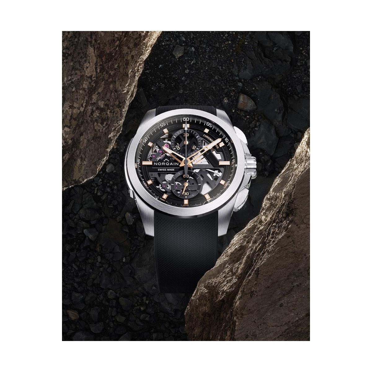 ZEGAREK NORQAIN INDEPENDENCE SKELETON CHRONOGRAPH