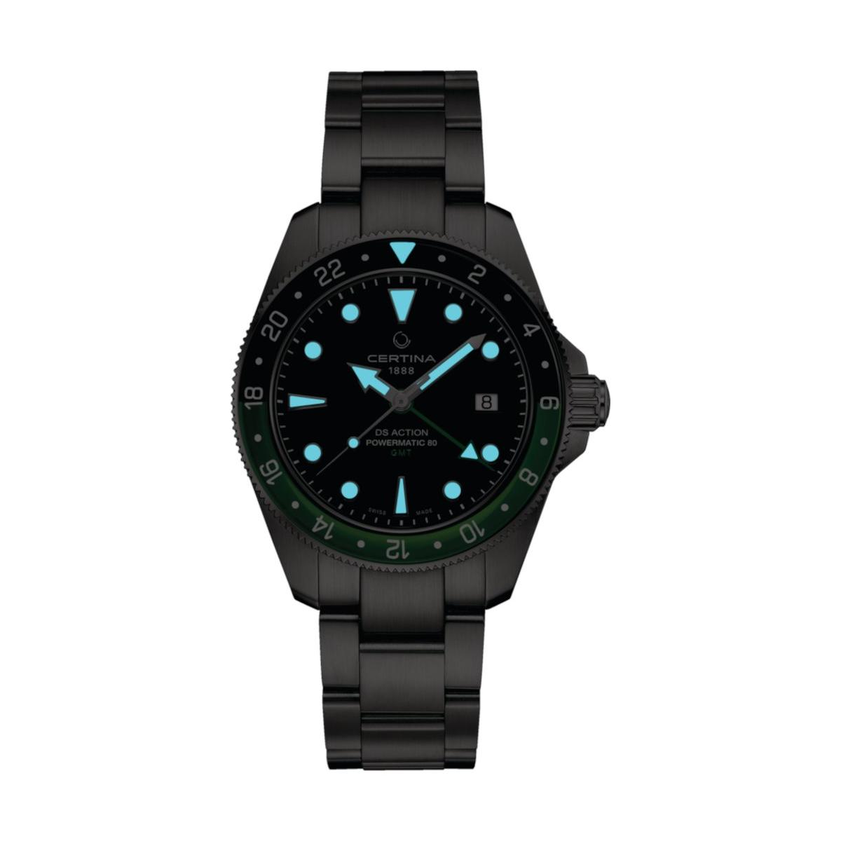 ZEGAREK CERTINA DS Action GMT Powermatic 80