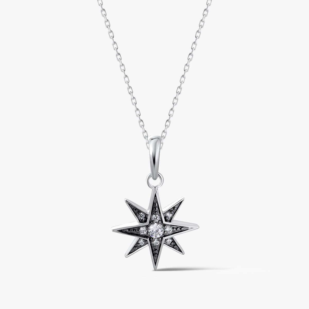 Wisiorek srebrny Royal Star