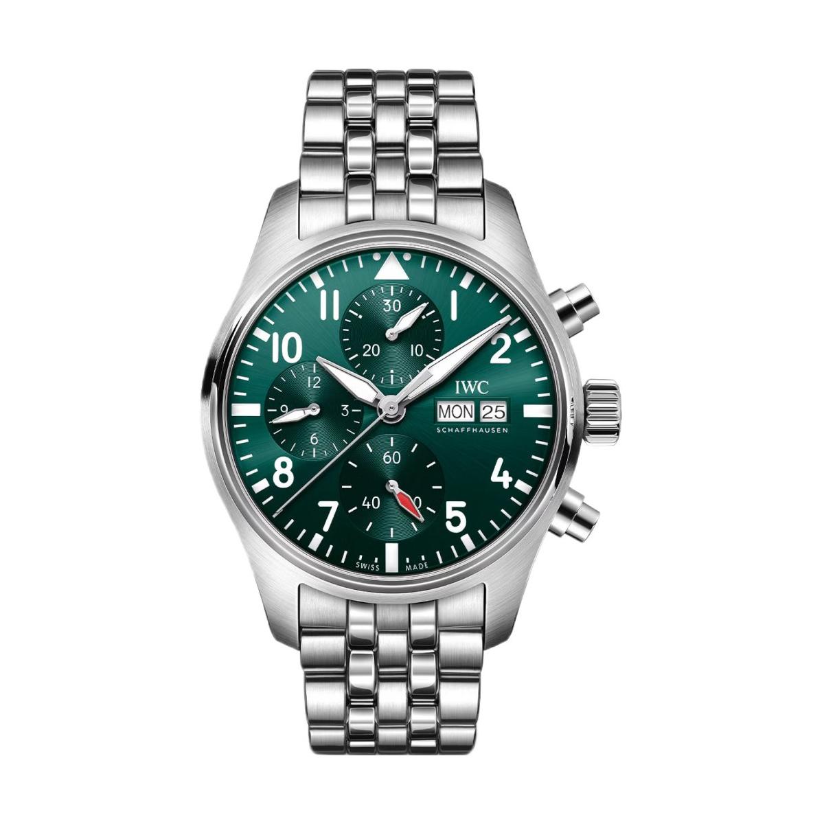 ZEGAREK IWC SCHAFFHAUSEN PILOT''S AUTOMATIC CHRONOGRAPH