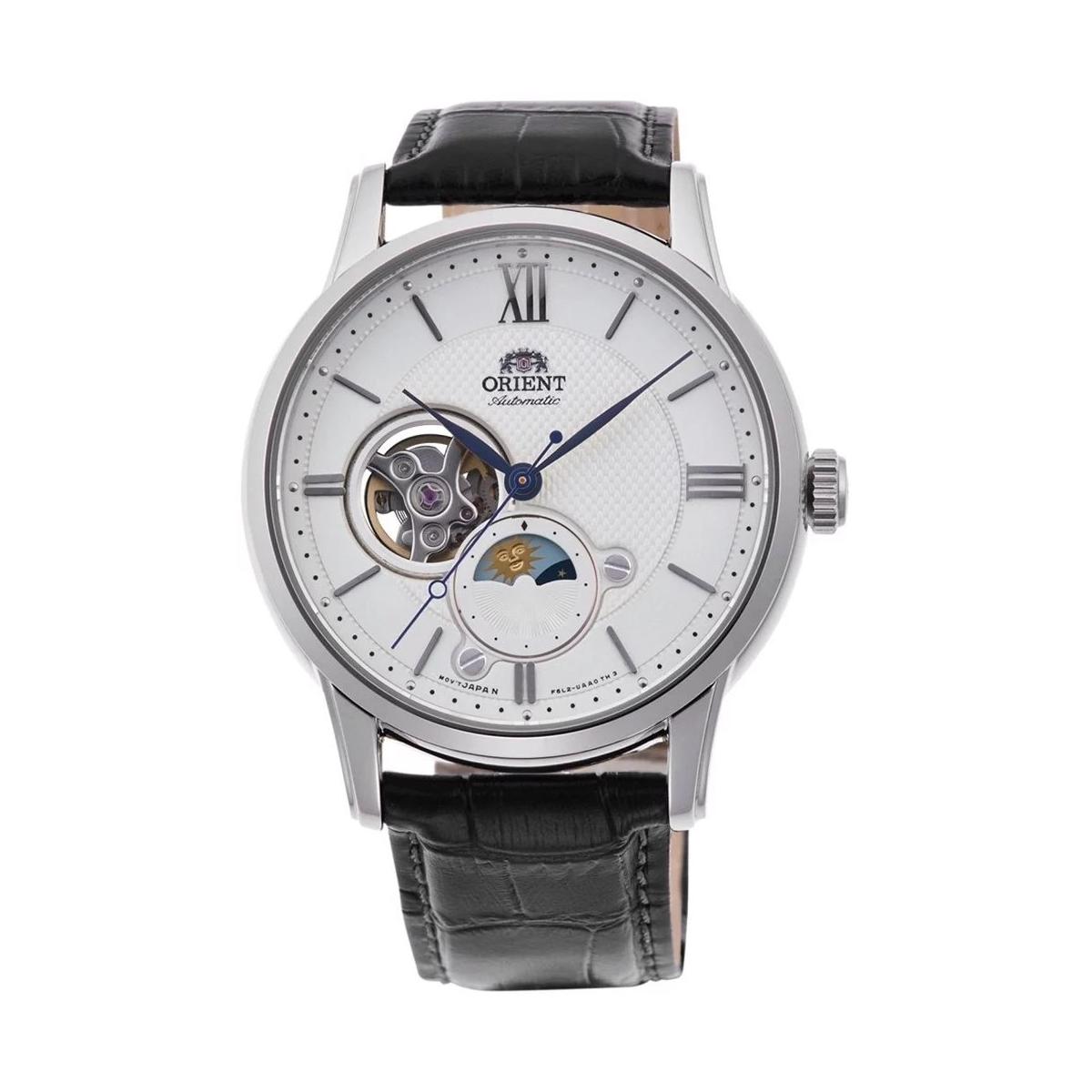 ZEGAREK ORIENT CLASSIC SUN & MOON OPEN HEART