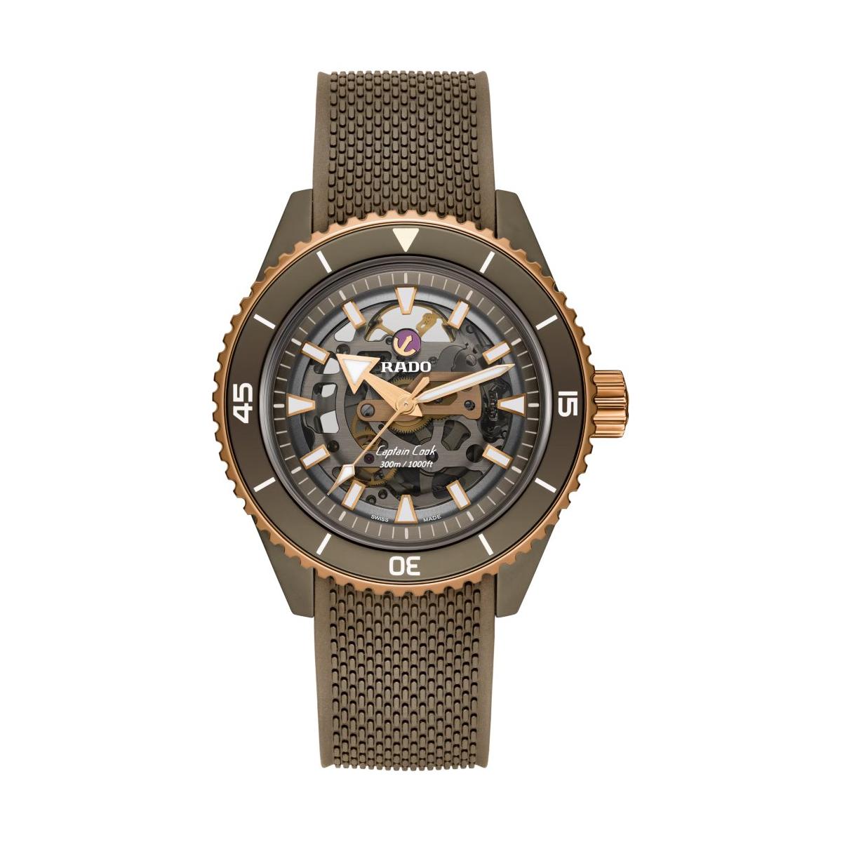 ZEGAREK RADO Captain Cook High-Tech Ceramic Skeleton