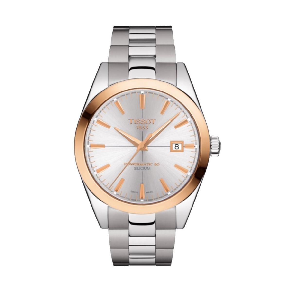 Tissot Gentleman Powermatic 80 Silicium Solid 18k Gold Bezel