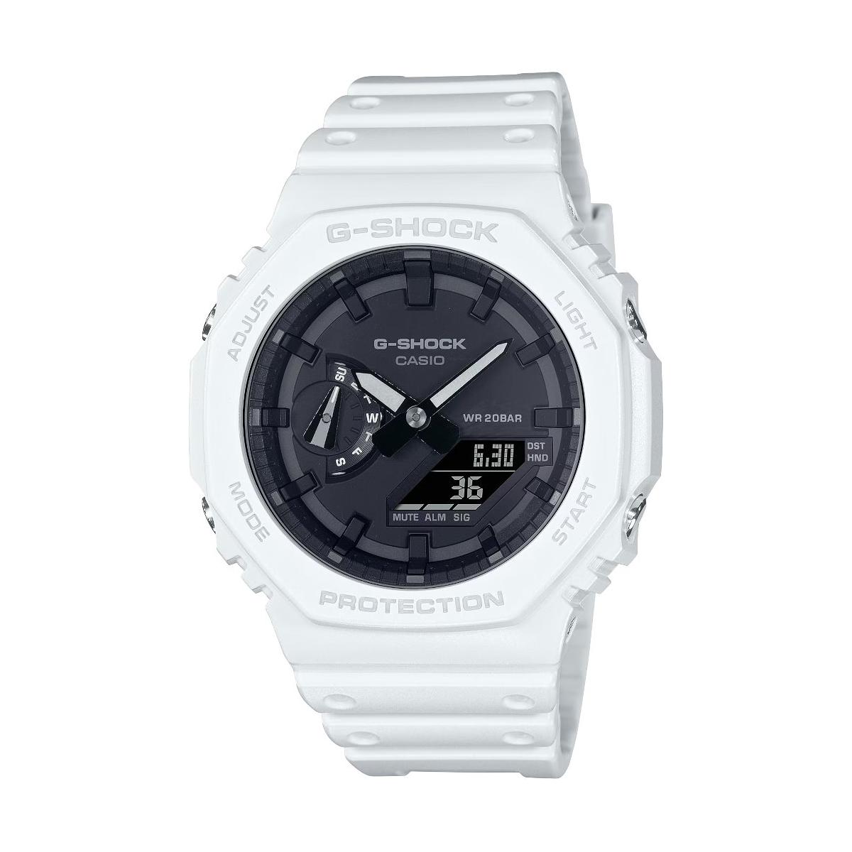 ZEGAREK G-SHOCK Octagon White Carbon Core Guard