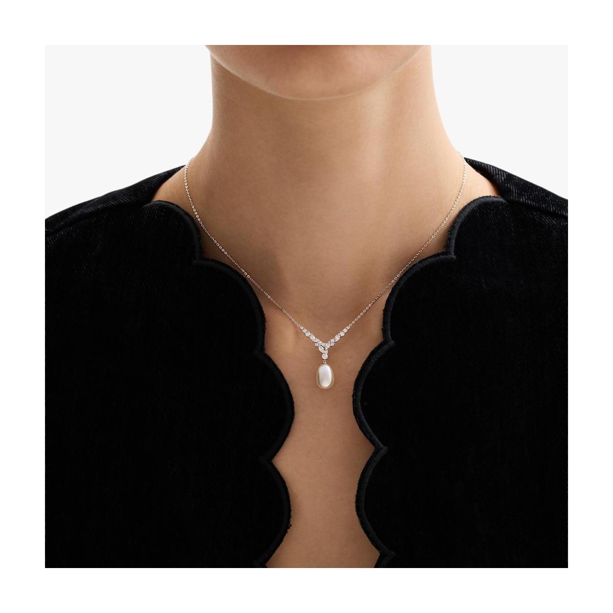 Naszyjnik złoty z perłą Ceremonials