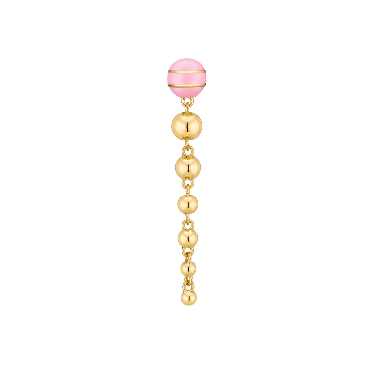 Kolczyk Pink Bubble Drip