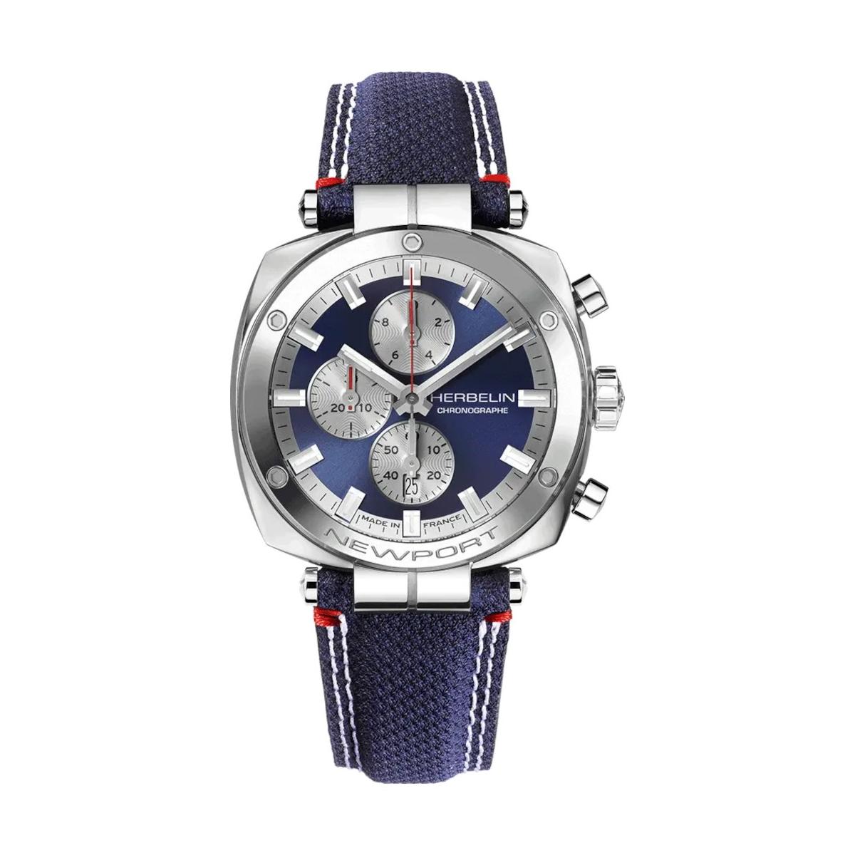 ZEGAREK HERBELIN NEWPORT HERITAGE ORIGINALS CHRONOGRAPH