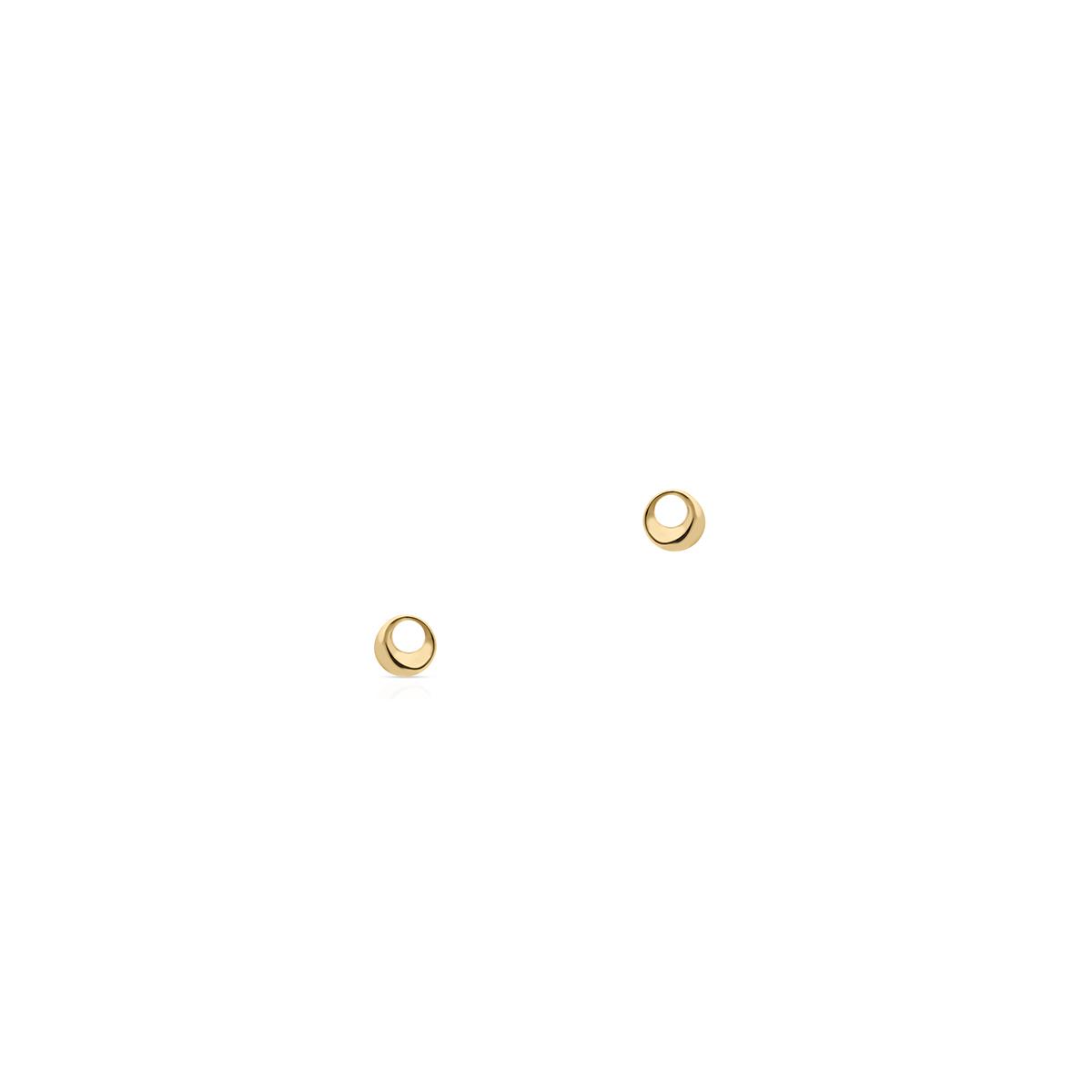 Kolczyki złote minimalistyczne