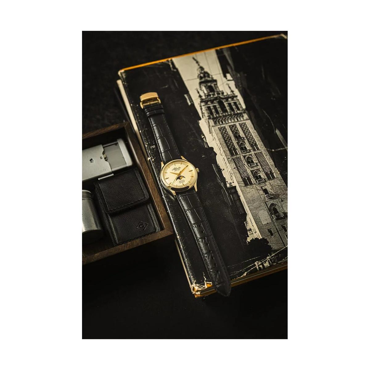 ZEGAREK ATLANTIC SEAGOLD MOONPHASE LIMITED EDITION