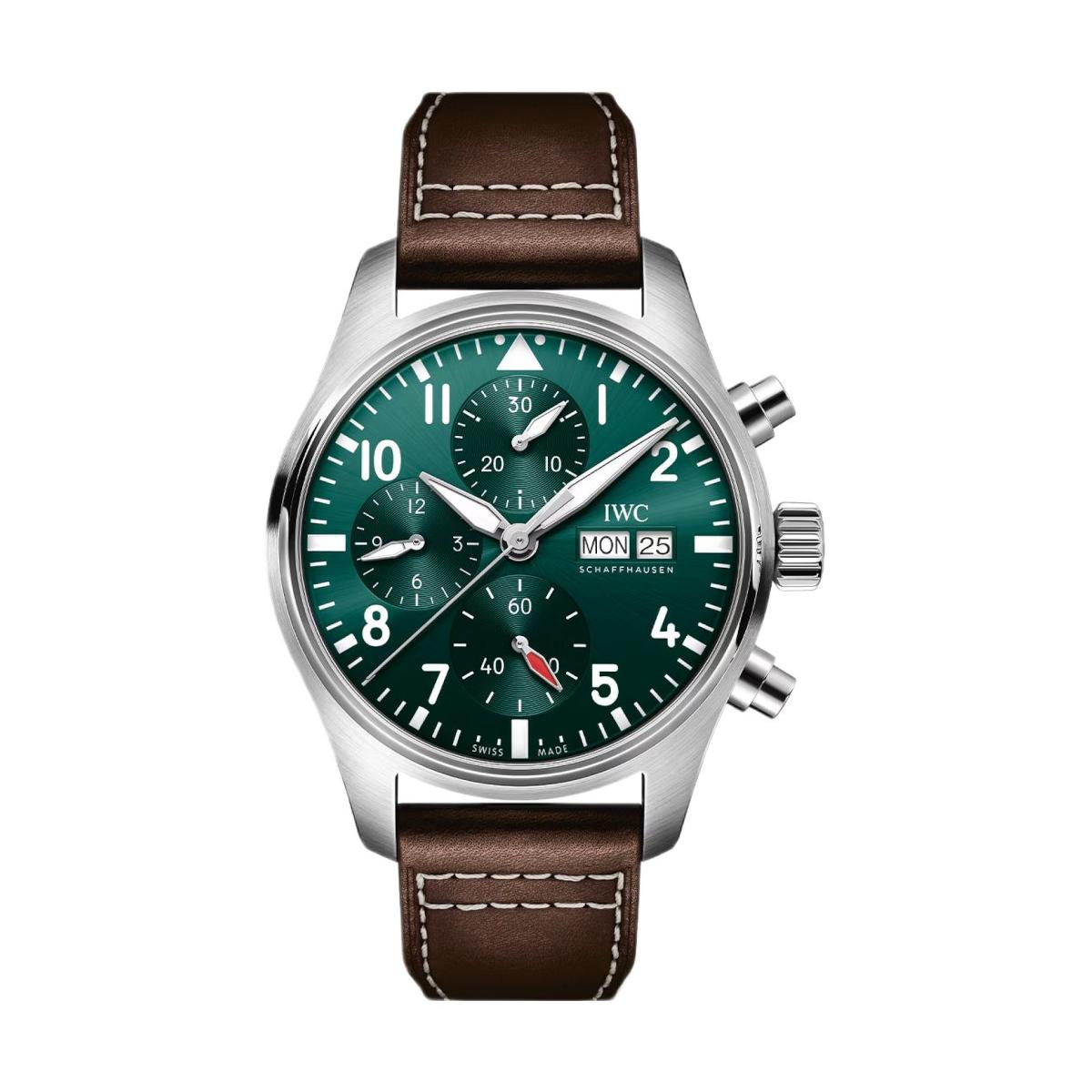ZEGAREK IWC SCHAFFHAUSEN PILOT''S AUTOMATIC CHRONOGRAPH