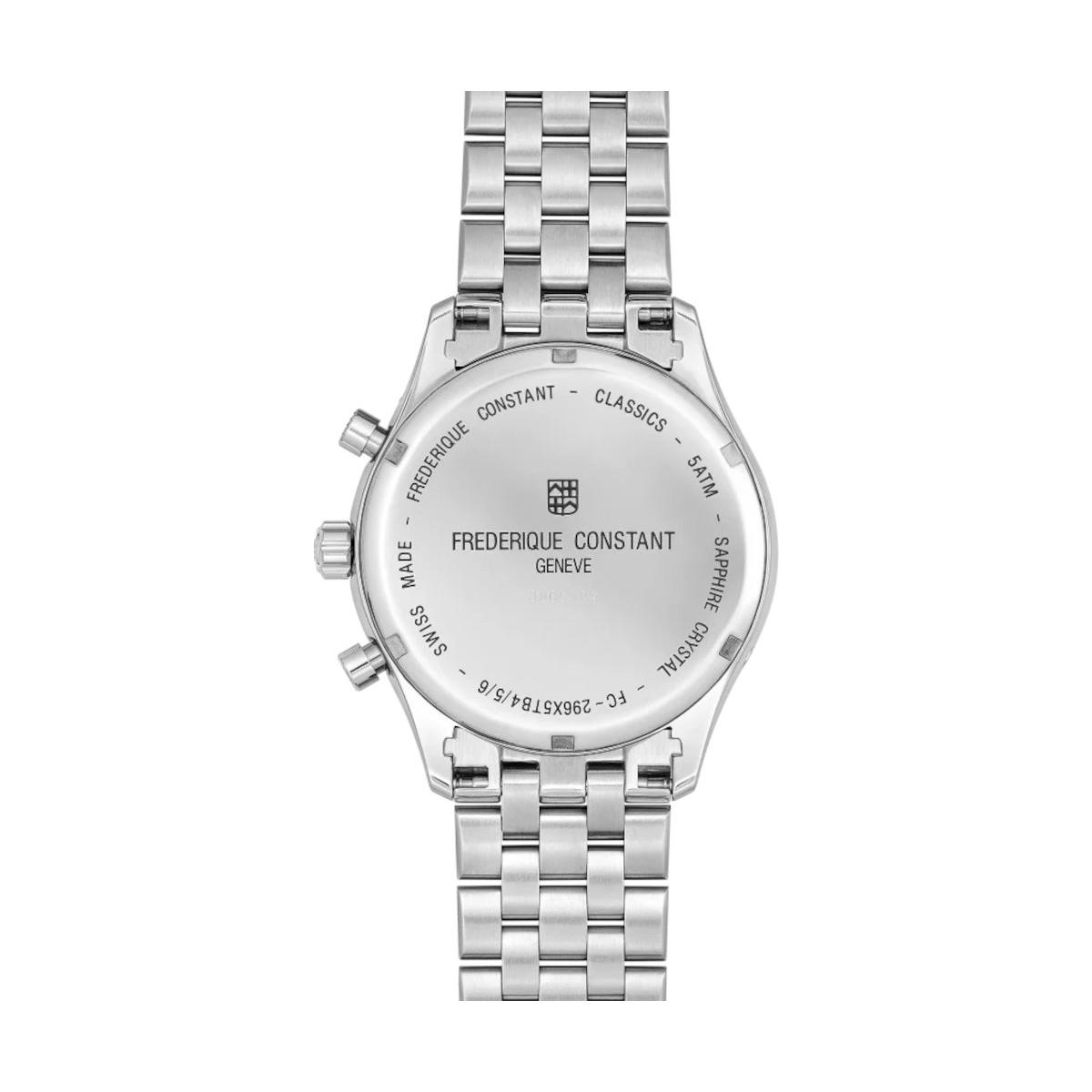 ZEGAREK FREDERIQUE CONSTANT CLASSICS QUARTZ CHRONOGRAPH TRIPLE CALENDAR