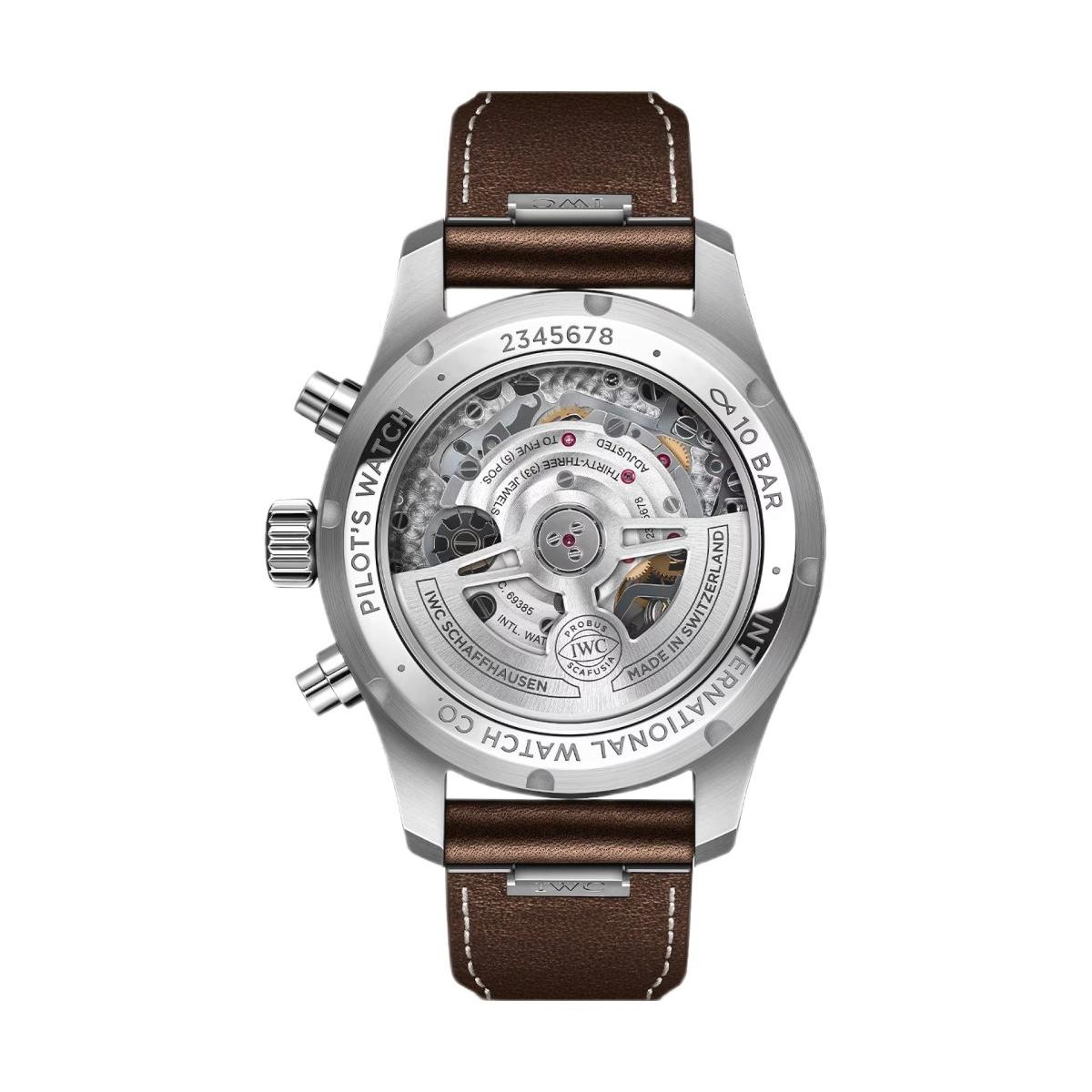 ZEGAREK IWC SCHAFFHAUSEN PILOT''S AUTOMATIC CHRONOGRAPH