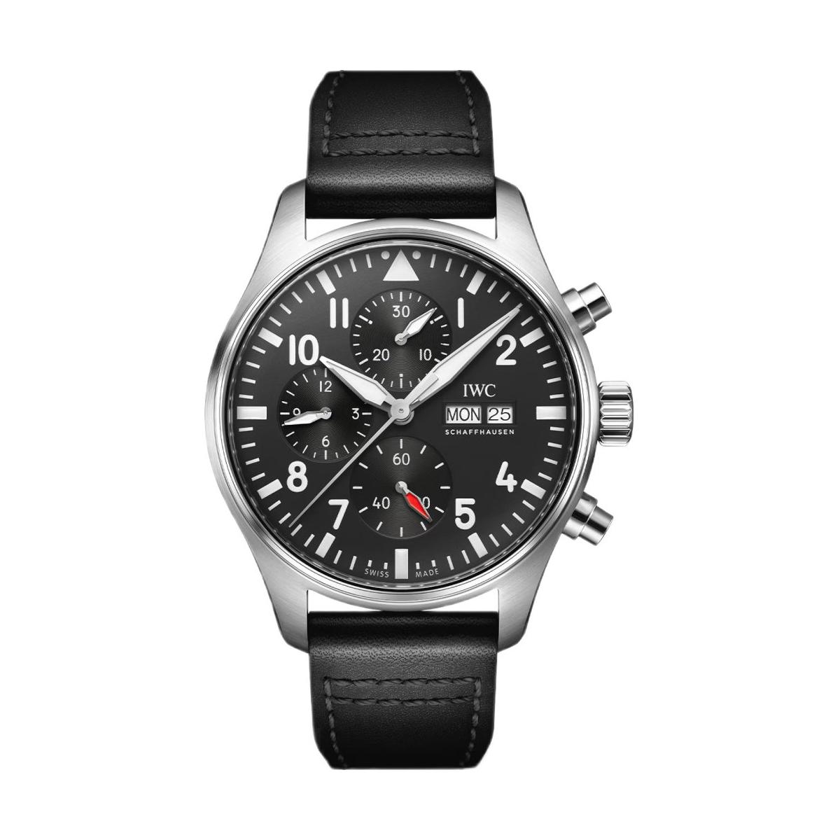 ZEGAREK IWC SCHAFFHAUSEN PILOT''S AUTOMATIC CHRONOGRAPH