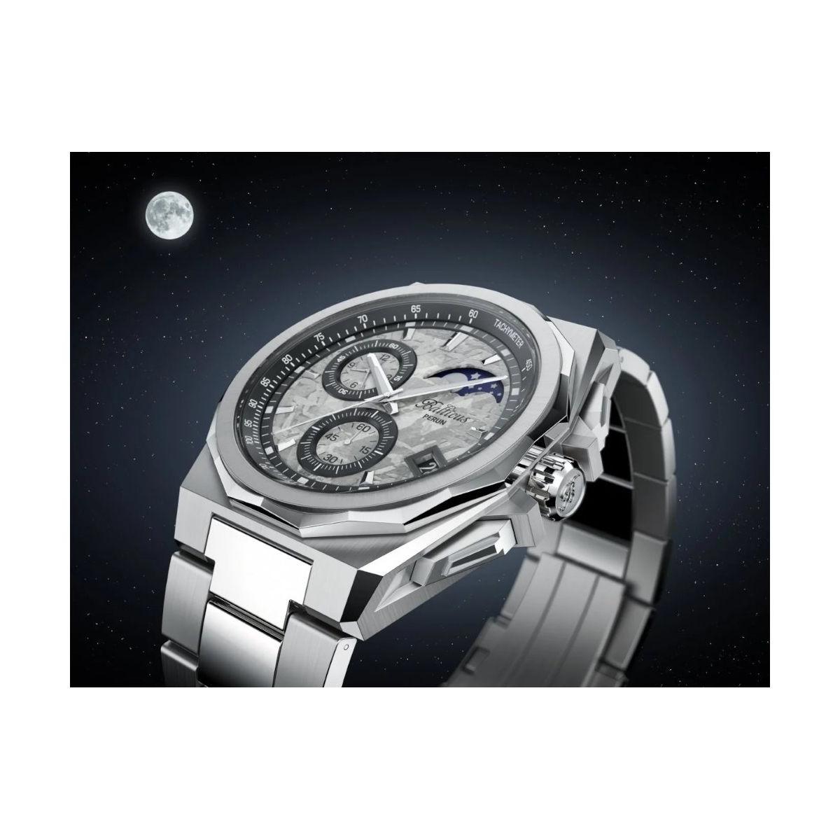ZEGAREK BALTICUS PERUN MOONPHASE CHRONOGRAPH Z PIÓREM LIMITED EDITION