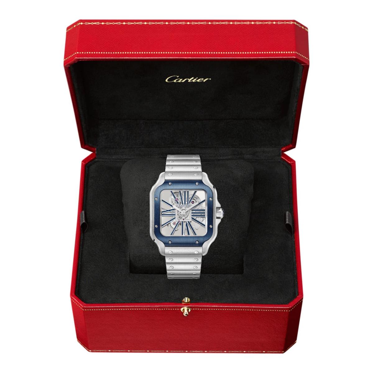 ZEGAREK CARTIER SANTOS DE CARTIER L