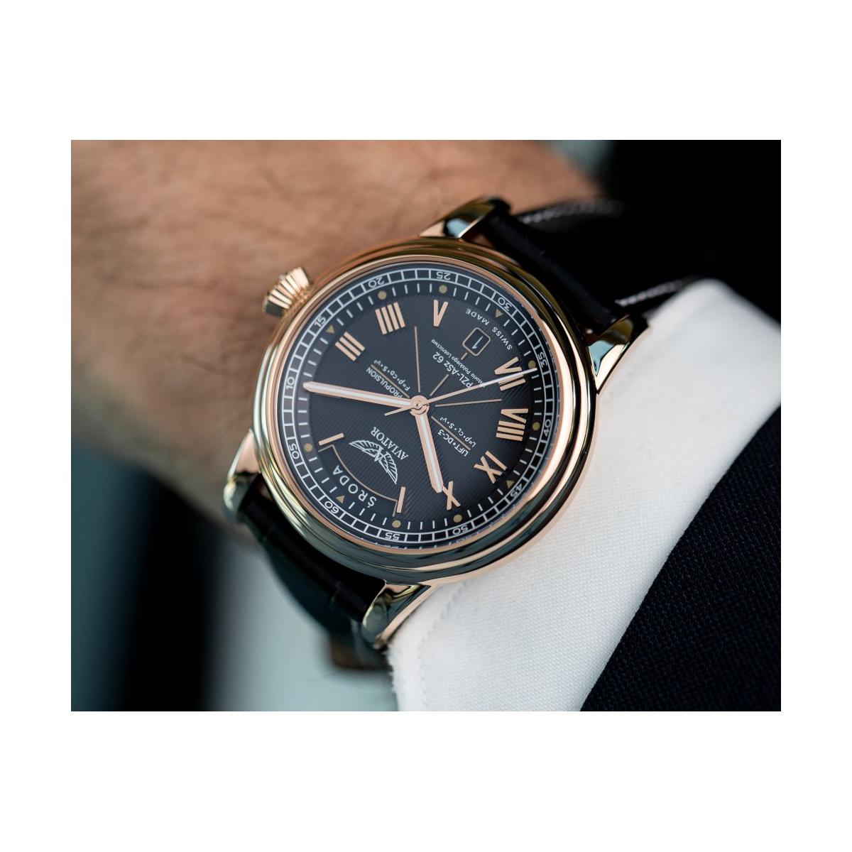 ZEGAREK AVIATOR DOUGLAS DAY-DATE POLSKA EDYCJA