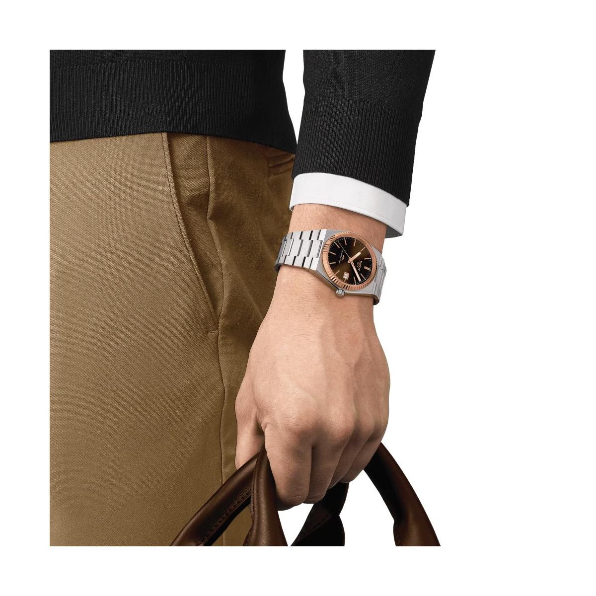 TISSOT PRX Powermatic 80 Steel & 18K Gold Bezel