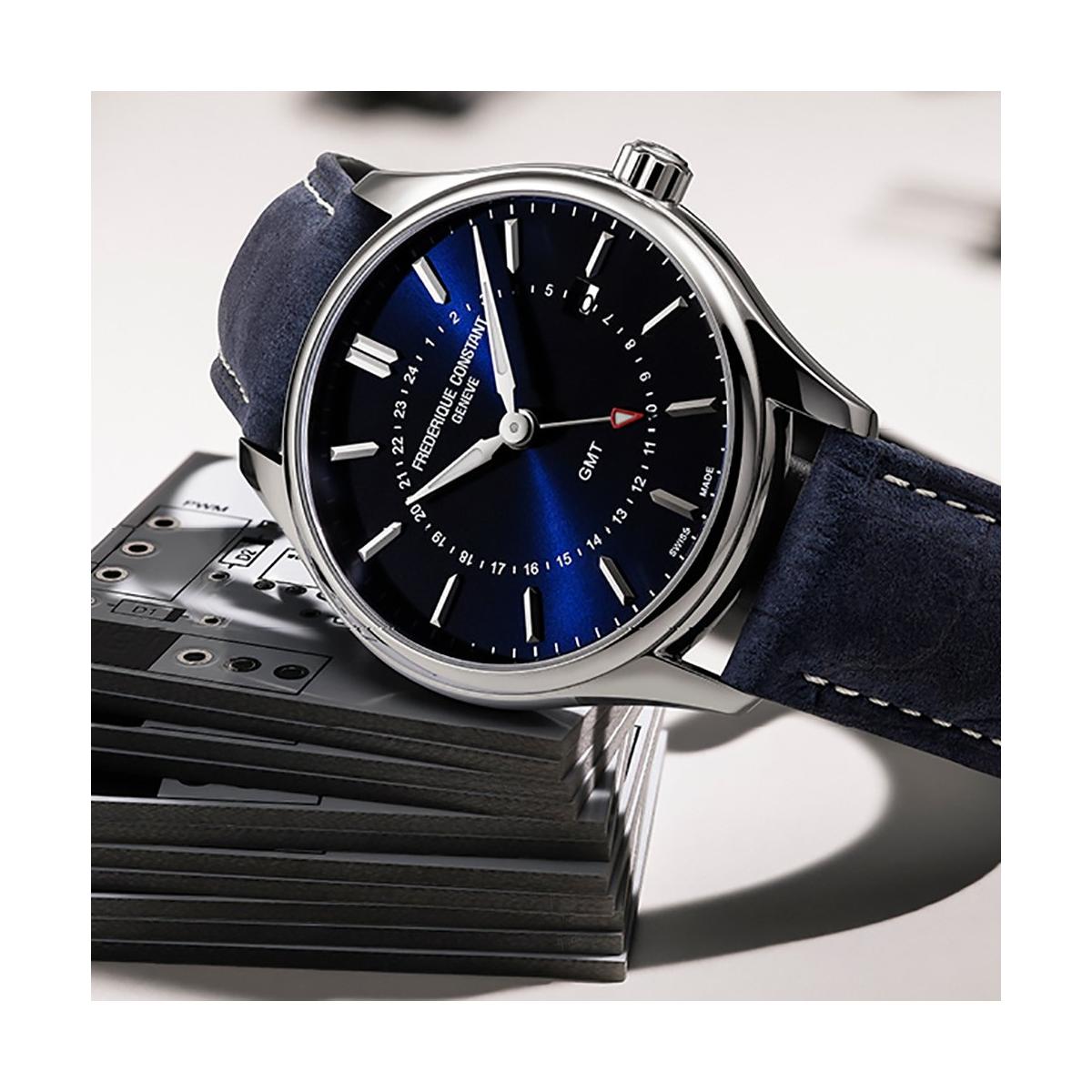 ZEGAREK FREDERIQUE CONSTANT CLASSICS QUARTZ GMT