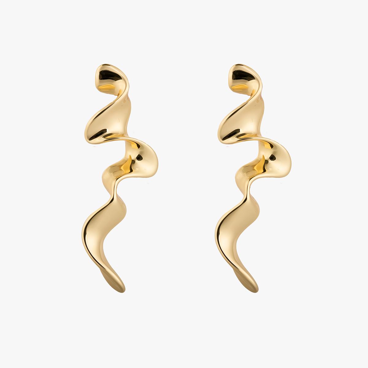 Kolczyki Golden Wave Picky Pica Juicy