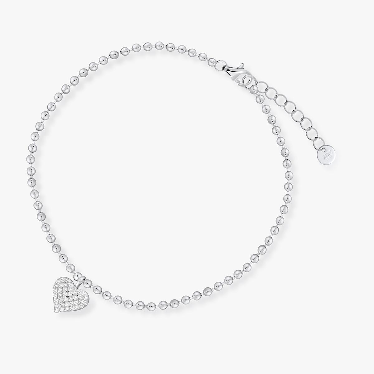 Bransoleta srebrna z cyrkoniami