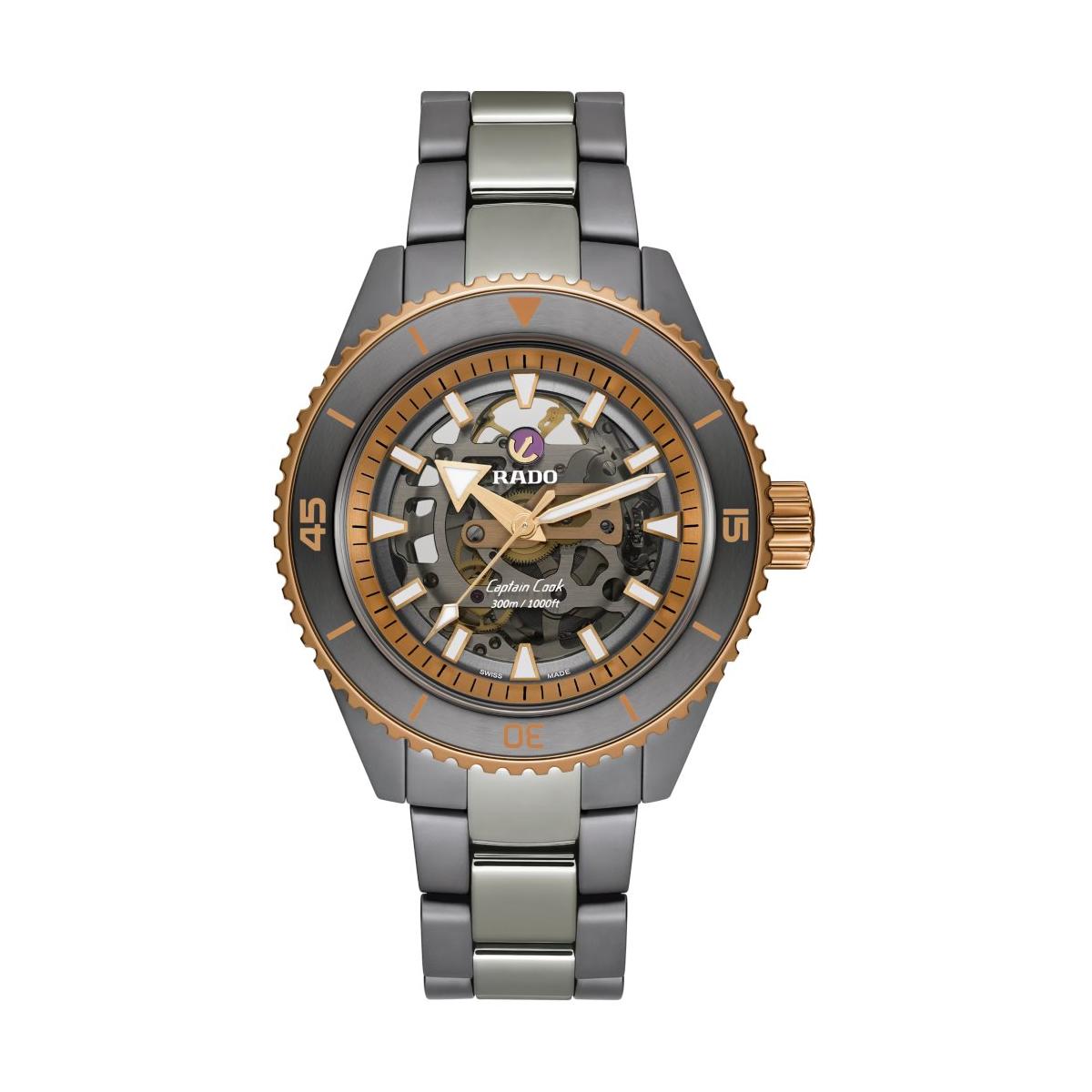 ZEGAREK RADO Captain Cook High-Tech Ceramic Skeleton